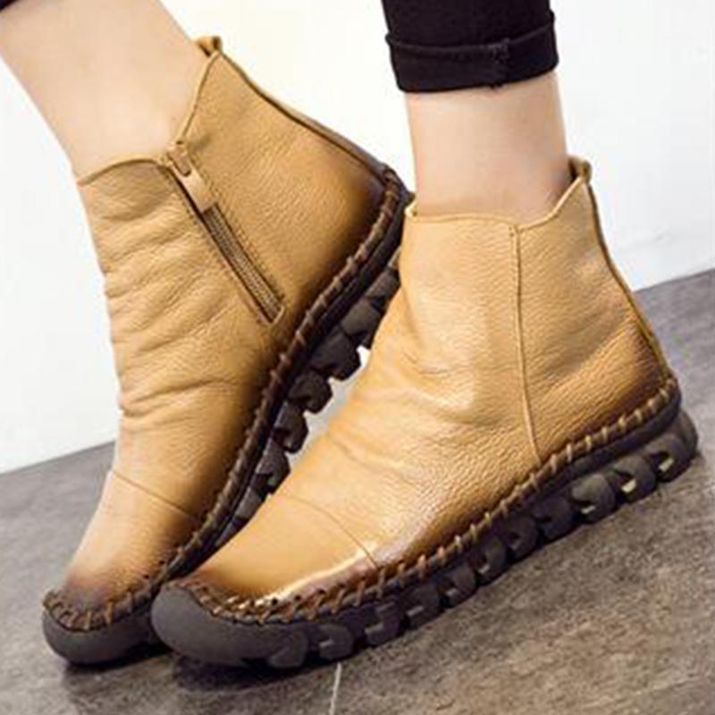 New Genuine Leather High Quality Ankle Boots Fashion Women's Boots New Short Boot Winter Side zipper Flats Women sy4101, Red sinlge
New Genuine Leather High Quality Ankle Boots Fashion Women's Boots New Short Boot Winter Side zipper Flats Women sy4101, Red sinlge