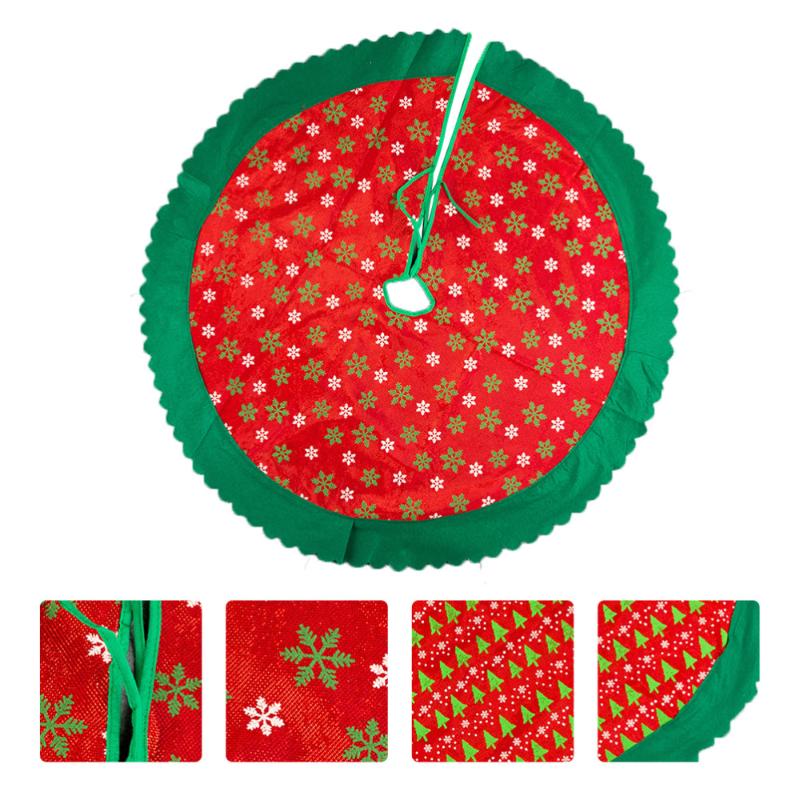 2Pcs Xmas Tree Skirt Tree Skirt Mat Bottom Cover Xmas Dress Accessory For Party Store
2Pcs Xmas Tree Skirt Tree Skirt Mat Bottom Cover Xmas Dress Accessory For Party Store