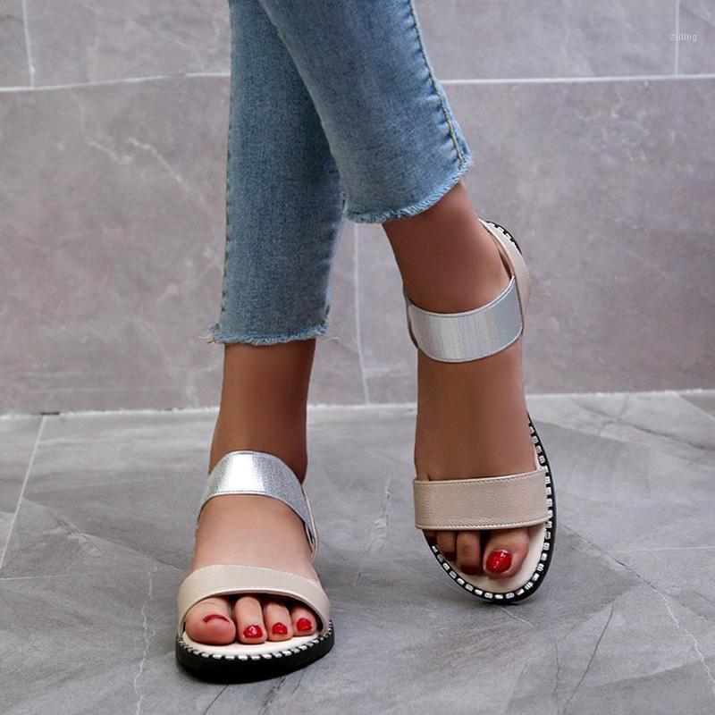 2020 Summer Women Sandals Woman Elastic Band Flats Ladies Fashion Vintage Rome Sewing Footwear Open Toe Women's Shoes Plus Size1, Golden
2020 Summer Women Sandals Woman Elastic Band Flats Ladies Fashion Vintage Rome Sewing Footwear Open Toe Women's Shoes Plus Size1, Golden