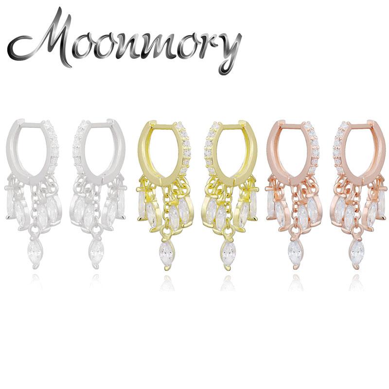 Dangle & Chandelier Moonmory 925 Sterling Silver Zircon Tassel Drop Earring For Women Crystal Chain Hanging Bridal Round Earrings Jewelry
Dangle & Chandelier Moonmory 925 Sterling Silver Zircon Tassel Drop Earring For Women Crystal Chain Hanging Bridal Round Earrings Jewelry