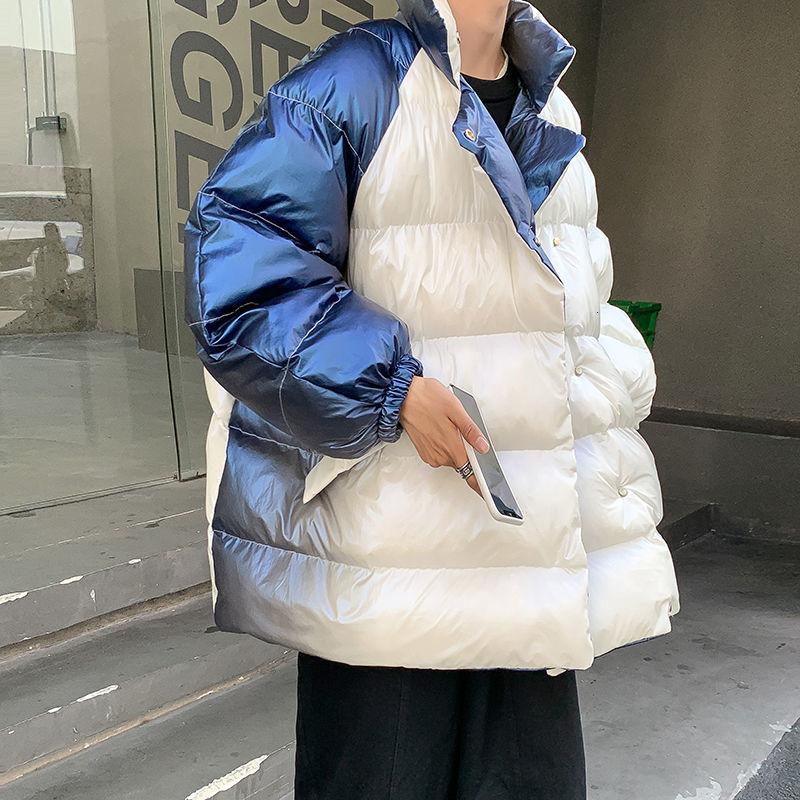 Korean Winter Warm Parkas For Men Fashion Gradient Men' Oversized Jackets Coats Streetwear Thicken Parka Man, Whiteblue
Korean Winter Warm Parkas For Men Fashion Gradient Men' Oversized Jackets Coats Streetwear Thicken Parka Man, Whiteblue