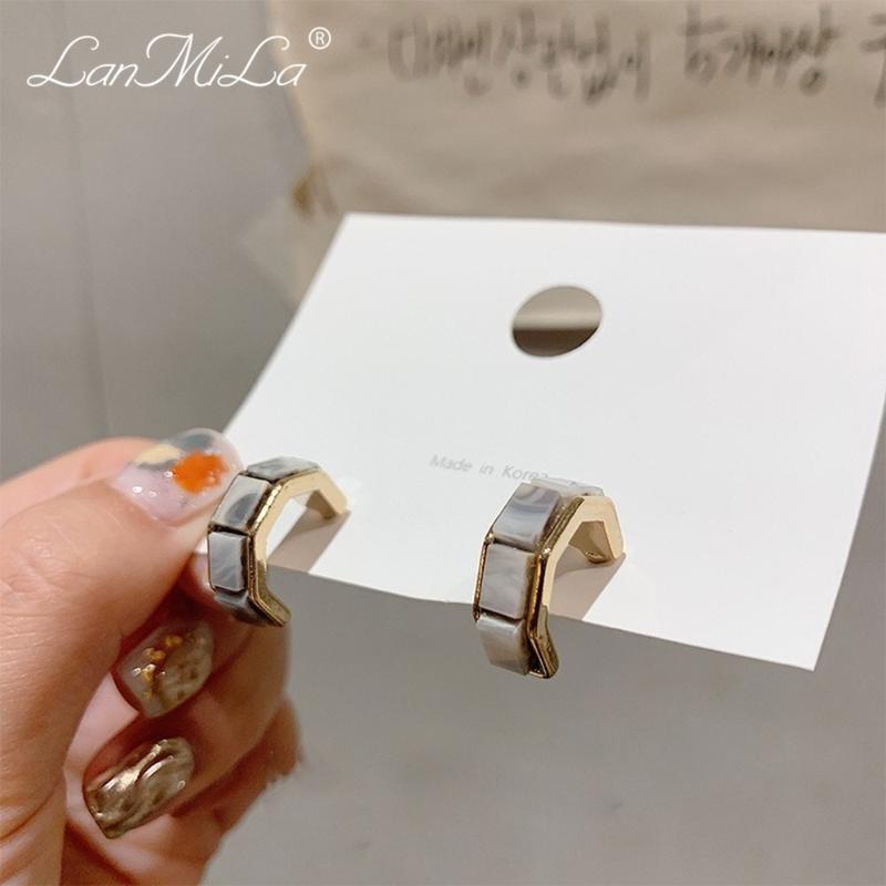 New 2021 Classic Geometric Hoop Earrings for Women Jewelry