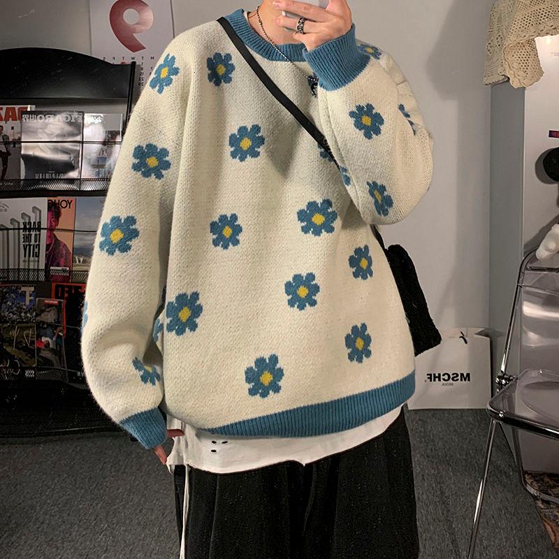 2020 Autumn And Winter New Men's Color Knitting Flower Fashion Casual Round Neck Sweater Loose And Simple Coat Size -2XL, Green
2020 Autumn And Winter New Men's Color Knitting Flower Fashion Casual Round Neck Sweater Loose And Simple Coat Size -2XL, Green