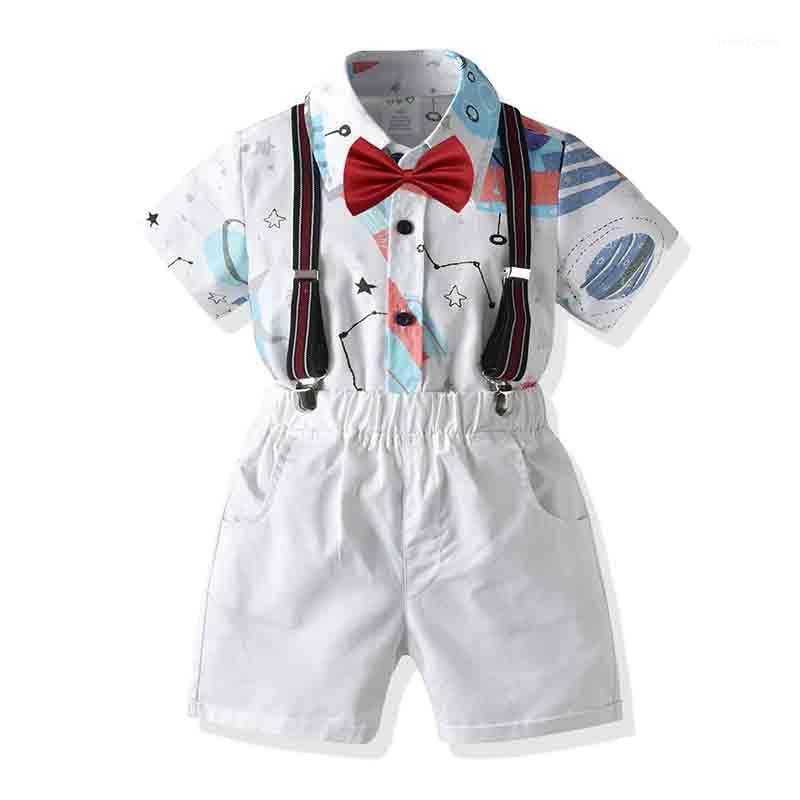 Baby Boy Clothing Set Print Gentleman Suit Summer Children Clothes Bow Short Sleeve Shirt Set+Suspender Pants 4PCS Outfits1, 20a061 white
Baby Boy Clothing Set Print Gentleman Suit Summer Children Clothes Bow Short Sleeve Shirt Set+Suspender Pants 4PCS Outfits1, 20a061 white