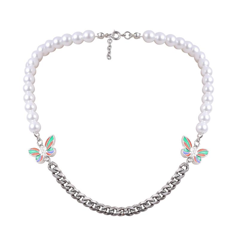 Elegant Charm Ladies Collar Butterfly Women Necklace Fashion Jewelry Beads Wedding Party Imitation Artificial Pearls Gifts Chain
Elegant Charm Ladies Collar Butterfly Women Necklace Fashion Jewelry Beads Wedding Party Imitation Artificial Pearls Gifts Chain