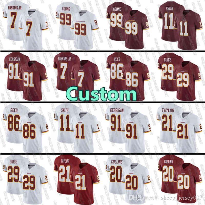 99 Chase Young Washington Redskins Football jerseys 7 Dwayne Haskins 21 Sean Taylor 26 Adrian Peterson 17 Terry McLaurin 20 Collins, Custom men (hongpi)
99 Chase Young Washington Redskins Football jerseys 7 Dwayne Haskins 21 Sean Taylor 26 Adrian Peterson 17 Terry McLaurin 20 Collins, Custom men (hongpi)