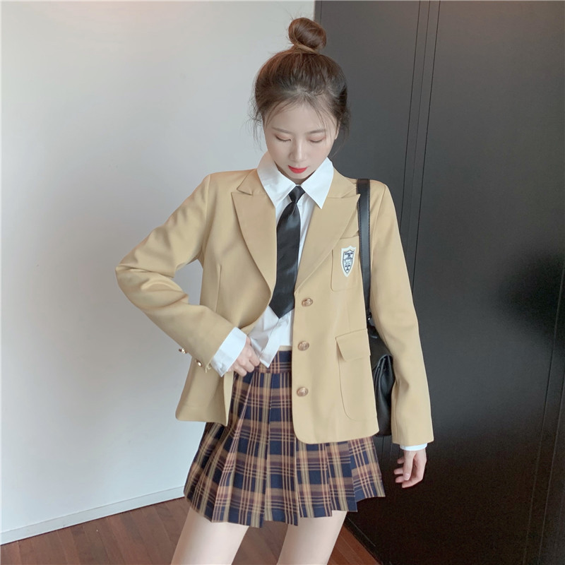 2021 New 3 Women' *skirt Plied Kawaii-style Autumn Matching Sets Blazer Bow Shirt Suit Skirt ARHT, White
2021 New 3 Women' *skirt Plied Kawaii-style Autumn Matching Sets Blazer Bow Shirt Suit Skirt ARHT, White