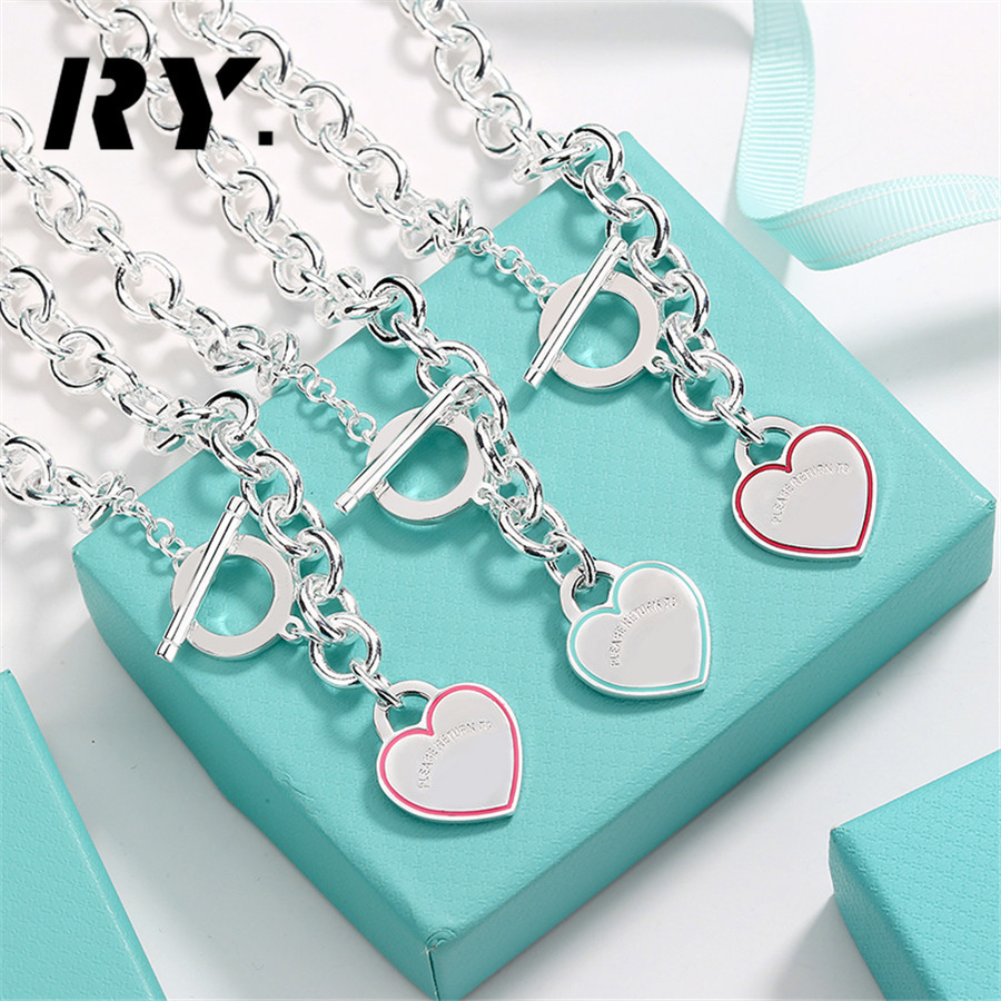 European and American popular pin buckle enamel love necklace, feminine elegant accessories, wholesale from t jewelry manufacturers designer Women Men couple Party
European and American popular pin buckle enamel love necklace, feminine elegant accessories, wholesale from t jewelry manufacturers designer Women Men couple Party