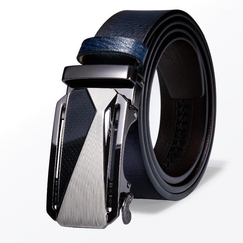 Belts Hi-Tie Fashion Blue Men's Belt Brand Cowhide Genuine Leather Automatic Buckle Casual Style For Cowboy Jeans 140cm Long, Black;brown
Belts Hi-Tie Fashion Blue Men's Belt Brand Cowhide Genuine Leather Automatic Buckle Casual Style For Cowboy Jeans 140cm Long, Black;brown