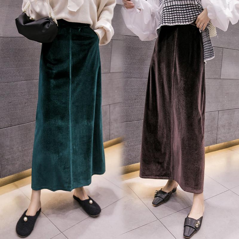 2020 Autunm and Winter women long maxi velvet skrits.office lady fashion elegant velour skirts plus size skirts 5XL 6XL 7XL, Black
2020 Autunm and Winter women long maxi velvet skrits.office lady fashion elegant velour skirts plus size skirts 5XL 6XL 7XL, Black
