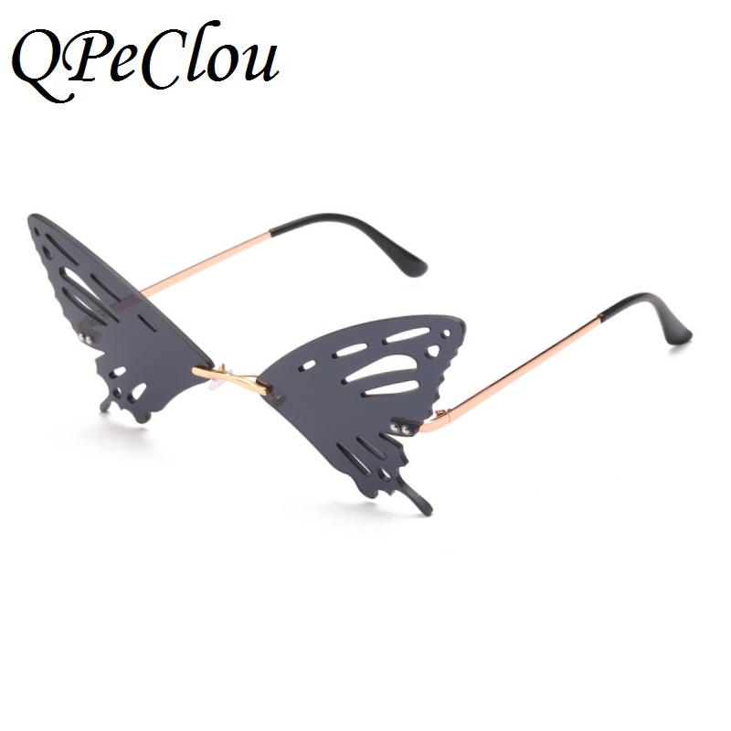 Sunglasses QPeClou 2021 Fashion Unique Multicolor Butterfly Women Metal Hollow Rimless Funny Party Sun Glasses Female Shades
Sunglasses QPeClou 2021 Fashion Unique Multicolor Butterfly Women Metal Hollow Rimless Funny Party Sun Glasses Female Shades