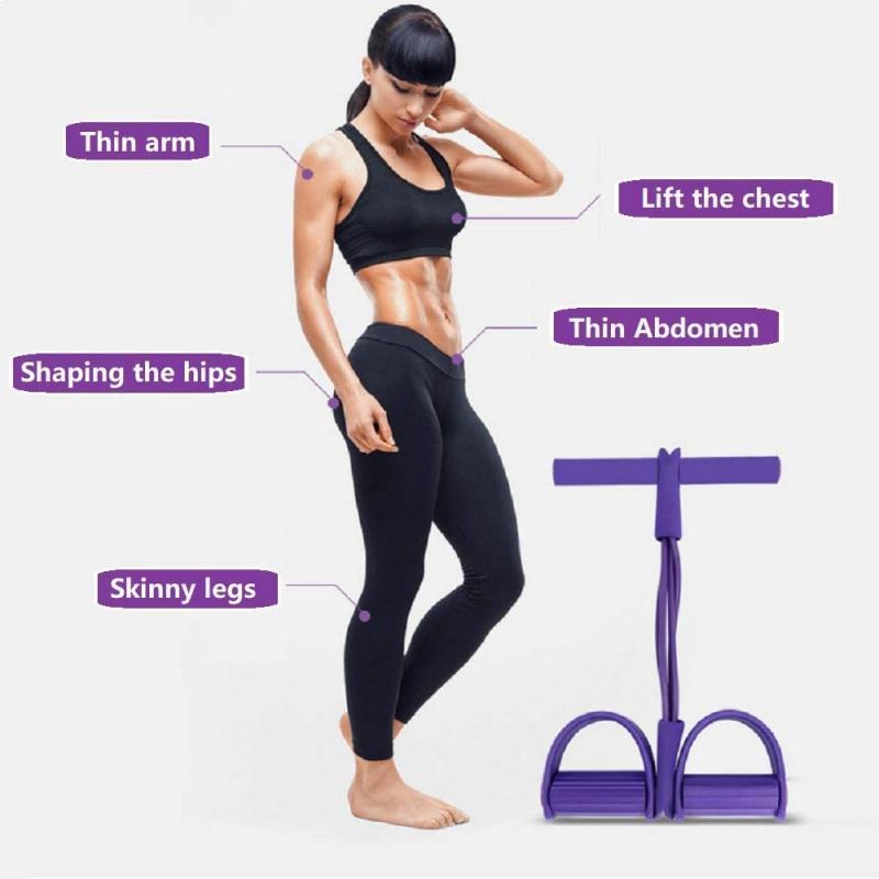 Fitness 4 Tube TPE Resistance Bands Pedal Exerciser Sit-up Pull Rope Expander Elastic Bands Yoga equipment Pilates Workout1
Fitness 4 Tube TPE Resistance Bands Pedal Exerciser Sit-up Pull Rope Expander Elastic Bands Yoga equipment Pilates Workout1