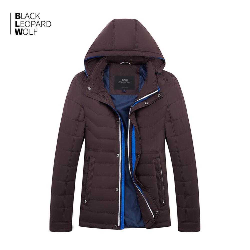 Blackleopardwolf new arrival spring jacket men thin cotton with a hood fashion style down jacket men for spring ZC-C562 201026