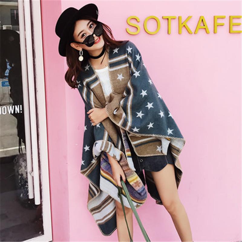 Faux Cashmere Scarf Female Winter Blanket Korean Student Knitted Warm Long Office Shawl Cape All-Match Cloak Oversized Explosion
Faux Cashmere Scarf Female Winter Blanket Korean Student Knitted Warm Long Office Shawl Cape All-Match Cloak Oversized Explosion
