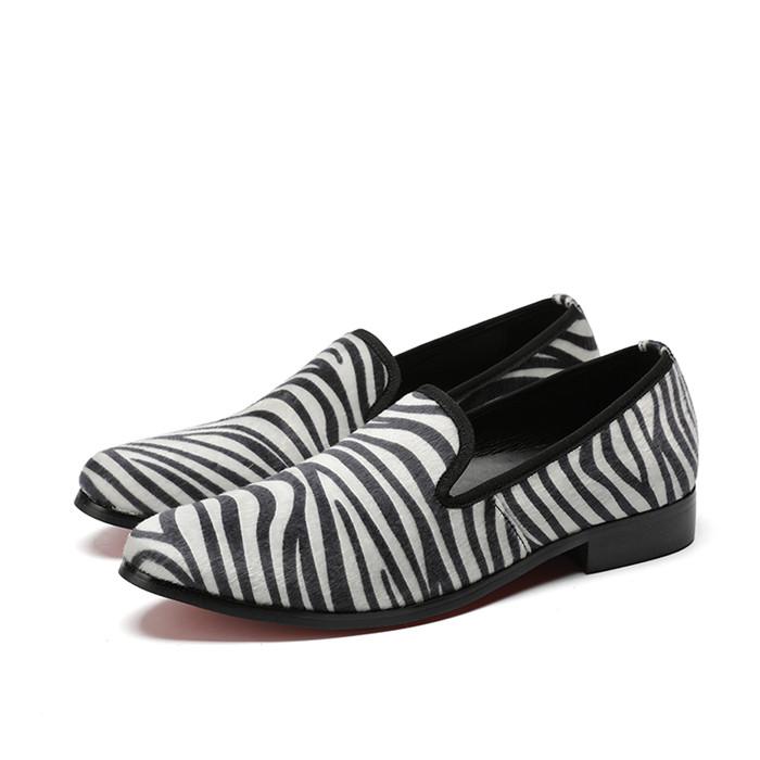 Fashion suede round toe slip-on stripe flat business casual trend casual men's shoes personality shoes, Black
Fashion suede round toe slip-on stripe flat business casual trend casual men's shoes personality shoes, Black