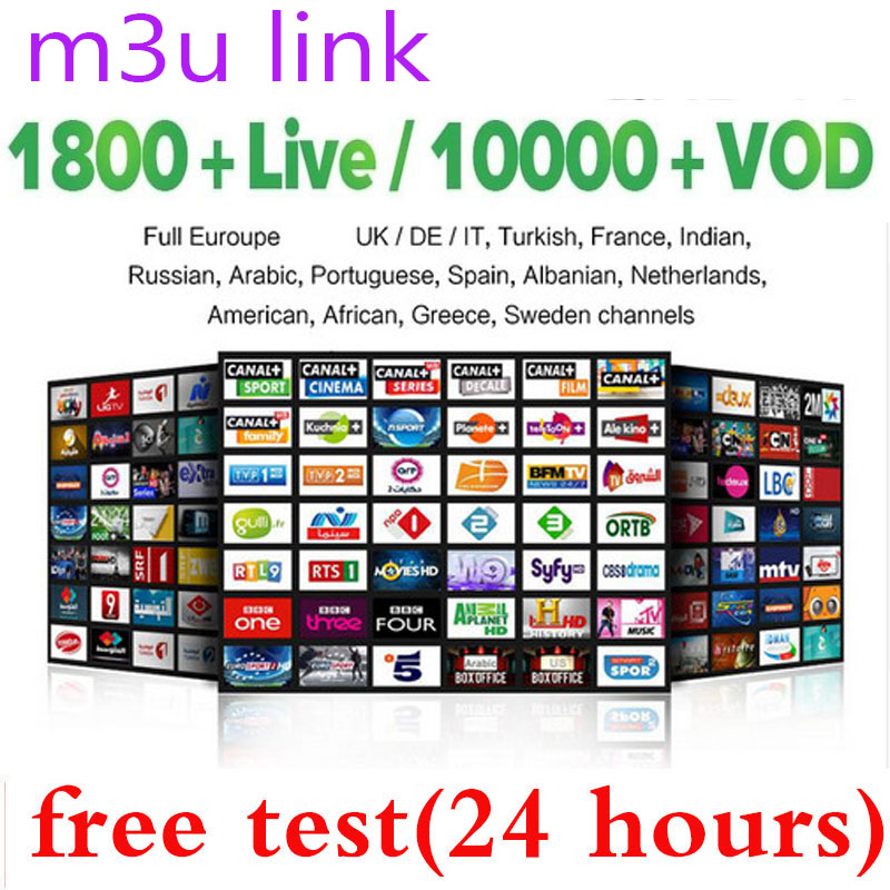 M3U 10000Live TV program vod m 3 u lAndroid smart TV France arabic dutch turkey netherlands Australi germany spain FR DE USA Provide free test
M3U 10000Live TV program vod m 3 u lAndroid smart TV France arabic dutch turkey netherlands Australi germany spain FR DE USA Provide free test