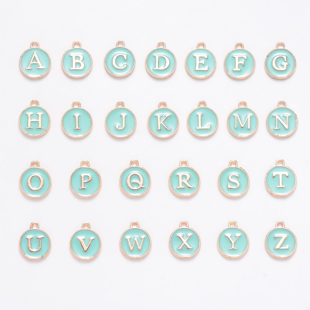 26pcs/set Alloy Alphabet Letter A~Z Small Pendants Enamel Charms Enamelled in Bulk for Initial Jewelry Bracelet Decoration Craft
26pcs/set Alloy Alphabet Letter A~Z Small Pendants Enamel Charms Enamelled in Bulk for Initial Jewelry Bracelet Decoration Craft