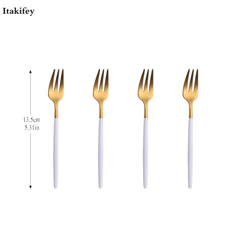 Fruit Fork 304 Stainless Steel Cake Forks For Dessert Thicker Small Fork Rainbow Picking Tools For Cutlery Set Portable
Fruit Fork 304 Stainless Steel Cake Forks For Dessert Thicker Small Fork Rainbow Picking Tools For Cutlery Set Portable