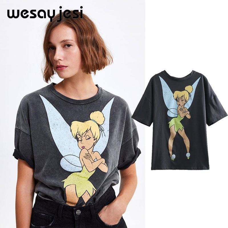 summer fashion t shirt women harajuku high streetwear cartoon angel print 100% cotton o-neck loose tshirt tops plus size Y200109, Letter
summer fashion t shirt women harajuku high streetwear cartoon angel print 100% cotton o-neck loose tshirt tops plus size Y200109, Letter
