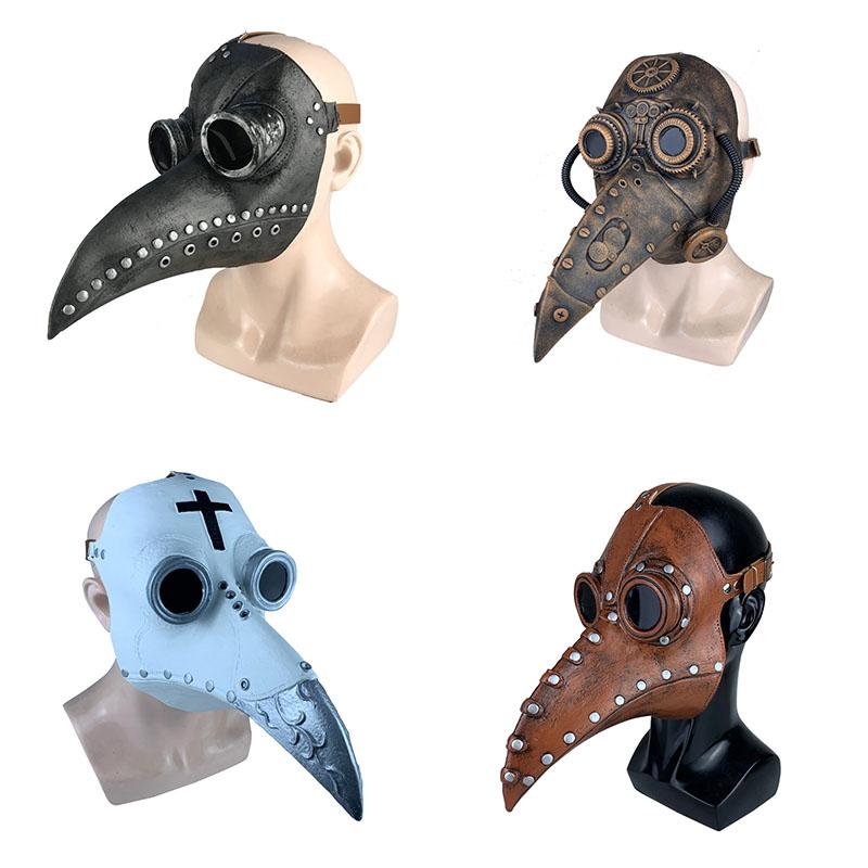 18 Styles Plague Mask Steampunk Emulsion Bird Cosplay Rivet Mechanical Beak Masks Props
18 Styles Plague Mask Steampunk Emulsion Bird Cosplay Rivet Mechanical Beak Masks Props