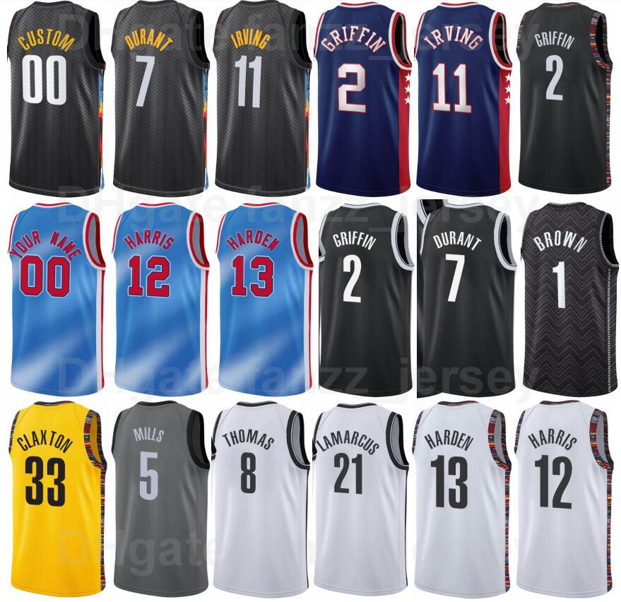 Basketball 75th Print Ben Simmons Jerseys Seth Curry Andre Drummond Kyrie Irving Kevin Durant Joe Harris Blake Griffin Claxton Aldridge Patty Mills Kessler Edwards, 75th blue
Basketball 75th Print Ben Simmons Jerseys Seth Curry Andre Drummond Kyrie Irving Kevin Durant Joe Harris Blake Griffin Claxton Aldridge Patty Mills Kessler Edwards, 75th blue