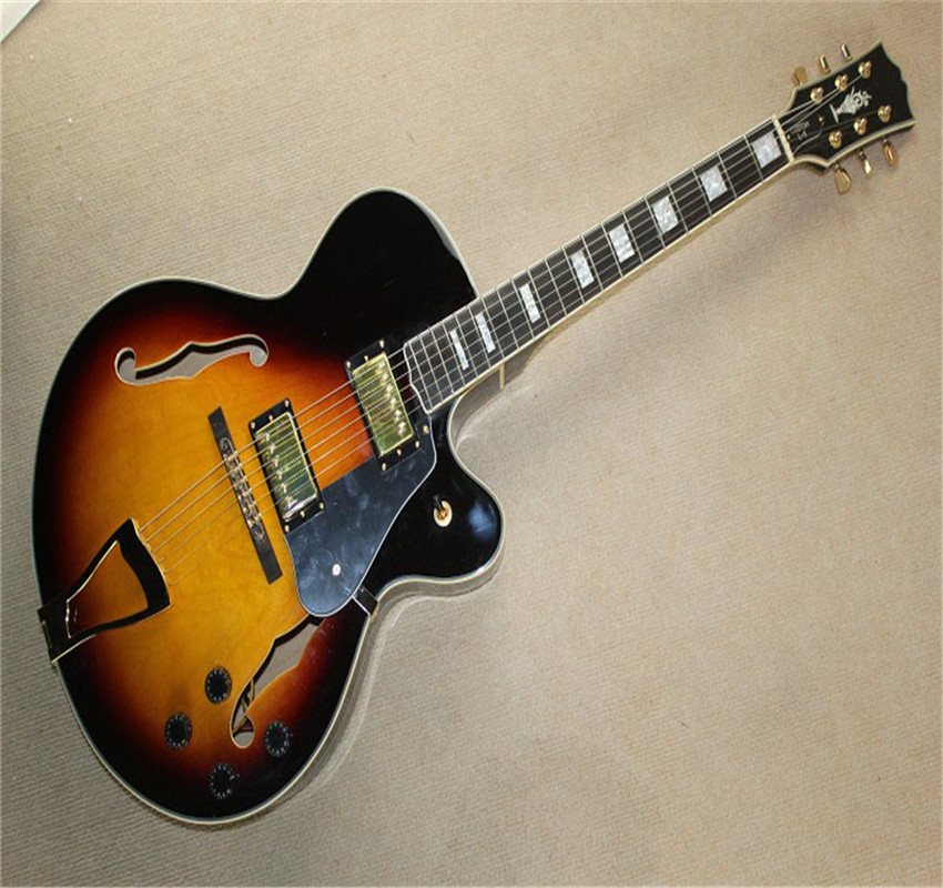 New Arrival G Custom L5 Jazz Guitar CES Archtop Semi Hollow Electric Guitar In Stock
New Arrival G Custom L5 Jazz Guitar CES Archtop Semi Hollow Electric Guitar In Stock