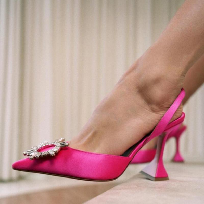 For New summer sun flower crystal buckle wine glass with pointed heel high heels banquet wedding shoes, Black
For New summer sun flower crystal buckle wine glass with pointed heel high heels banquet wedding shoes, Black