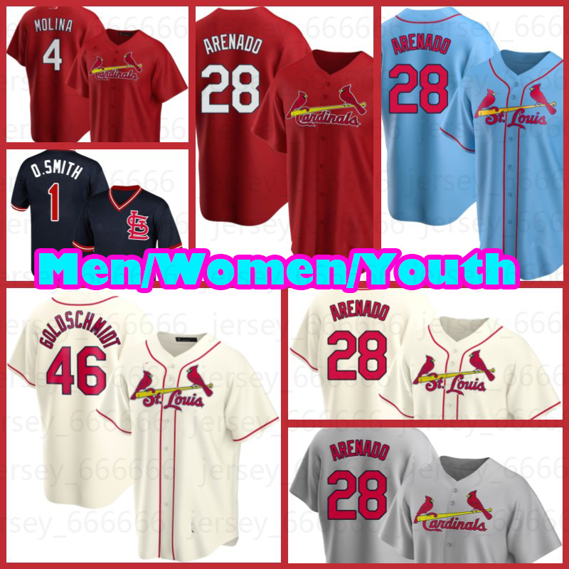 St. Louis''Cardinals''Men 28 Nolan Arenado 46 Paul Goldschmidt Baseball Jerseys 4 Yadier Molina Ozzie Smith Jack Flahert, Blue;black
St. Louis''Cardinals''Men 28 Nolan Arenado 46 Paul Goldschmidt Baseball Jerseys 4 Yadier Molina Ozzie Smith Jack Flahert, Blue;black