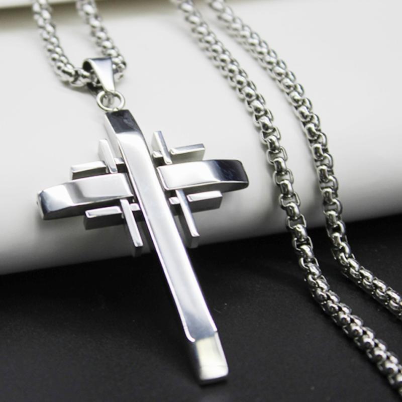 Male Yellow Gold Filled Stainless Steel Cross Pendant Box Chain Necklaces For Men Elegant Male Fashion Jewelry
Male Yellow Gold Filled Stainless Steel Cross Pendant Box Chain Necklaces For Men Elegant Male Fashion Jewelry