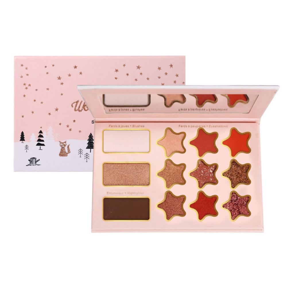 12-color Eyeshadow Palette Long-lasting Waterproof Smudge-proof Easy To Color Shimmer Matte Eye Shadow, A02
12-color Eyeshadow Palette Long-lasting Waterproof Smudge-proof Easy To Color Shimmer Matte Eye Shadow, A02
