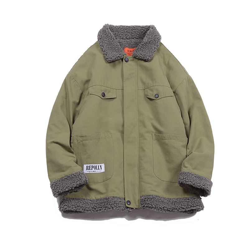 Men's New Street Cotton Lamb's Leather More Thicken Aviator Air Force Jacket Shgf, Gray
Men's New Street Cotton Lamb's Leather More Thicken Aviator Air Force Jacket Shgf, Gray