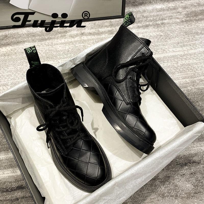 fujin 2021 new women boots genuine leather cow lace up ankle women boots high quality comfortable Diamond design shoes1, Green
fujin 2021 new women boots genuine leather cow lace up ankle women boots high quality comfortable Diamond design shoes1, Green