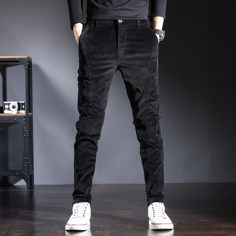 2021 New Autumn Newly Designer Fashion Men Jeans Elastic Slim Fit Casual Corduroy Cotton Pants Korean Style Leisure Smart Suit Trousers Bpck, Khaki
2021 New Autumn Newly Designer Fashion Men Jeans Elastic Slim Fit Casual Corduroy Cotton Pants Korean Style Leisure Smart Suit Trousers Bpck, Khaki