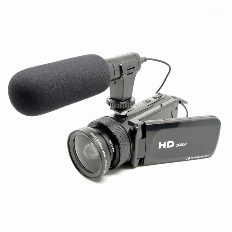 1080P HD 16 Million Pixel Digital Camera With Lens Microphone Handheld DV Camcorder Shoot Digital Camera1, Black 
1080P HD 16 Million Pixel Digital Camera With Lens Microphone Handheld DV Camcorder Shoot Digital Camera1, Black