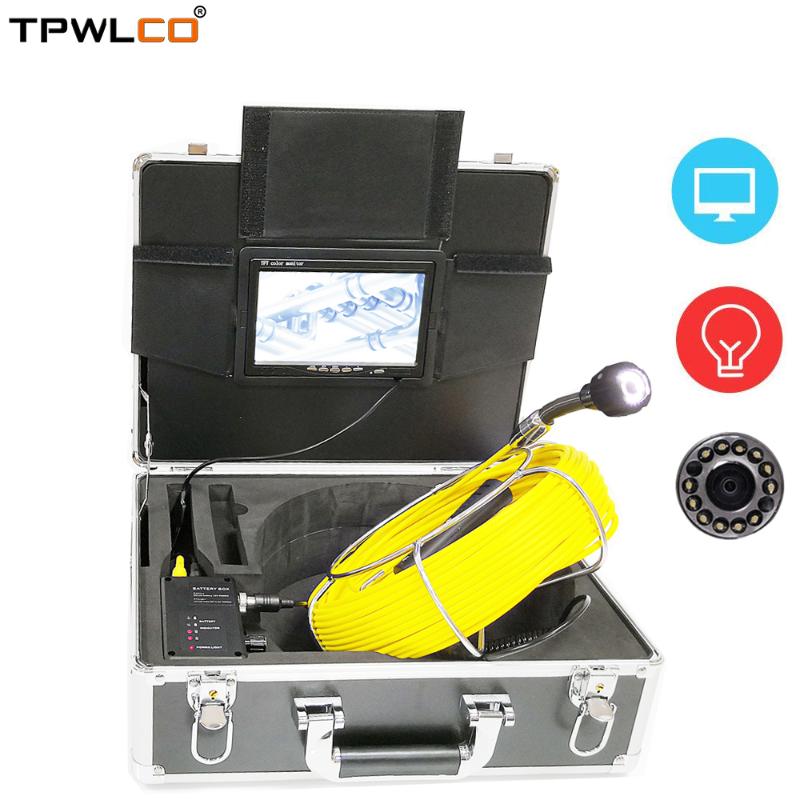 High Quality 23MM Lens 120 Degree Drain Pipeline Pipe Clean Equipment 20m Cable Sewer Inspection
High Quality 23MM Lens 120 Degree Drain Pipeline Pipe Clean Equipment 20m Cable Sewer Inspection