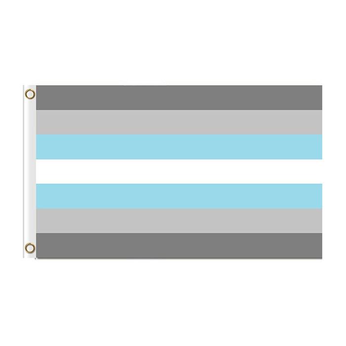 Demiboy Flag Pride LGBT Flag 3x5 FT Banner 90x150cm Festival Party Gift 100D Polyester Printed Hot selling!
Demiboy Flag Pride LGBT Flag 3x5 FT Banner 90x150cm Festival Party Gift 100D Polyester Printed Hot selling!