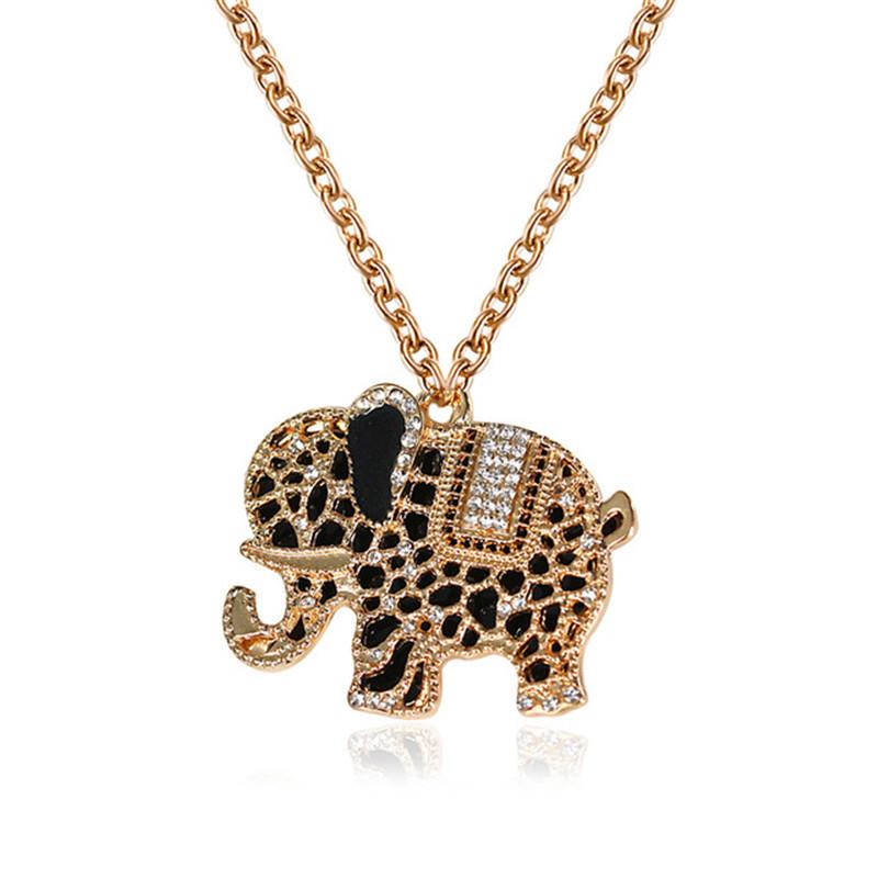 Chokers Double Layer Hollow Thailand Handmade Fashion Animal Pendant Necklace Supplies Zircon Elephant For Women Girls Jewelry
Chokers Double Layer Hollow Thailand Handmade Fashion Animal Pendant Necklace Supplies Zircon Elephant For Women Girls Jewelry