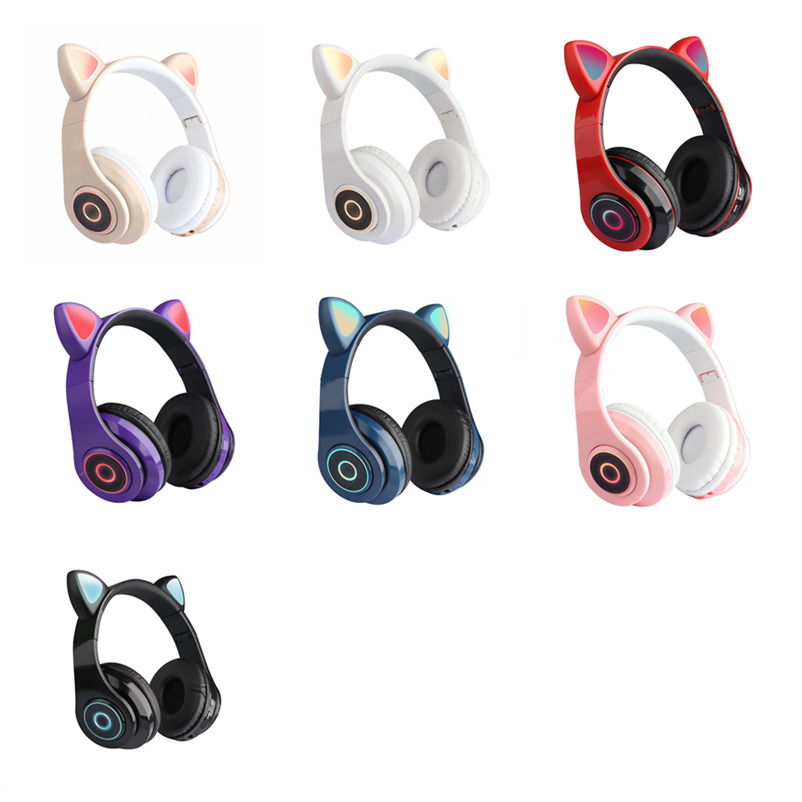 Newest Cat Ear LED Headset Bluetooth 5.0 Light Up Game Headsets Girl's gift wireless sport
Newest Cat Ear LED Headset Bluetooth 5.0 Light Up Game Headsets Girl's gift wireless sport