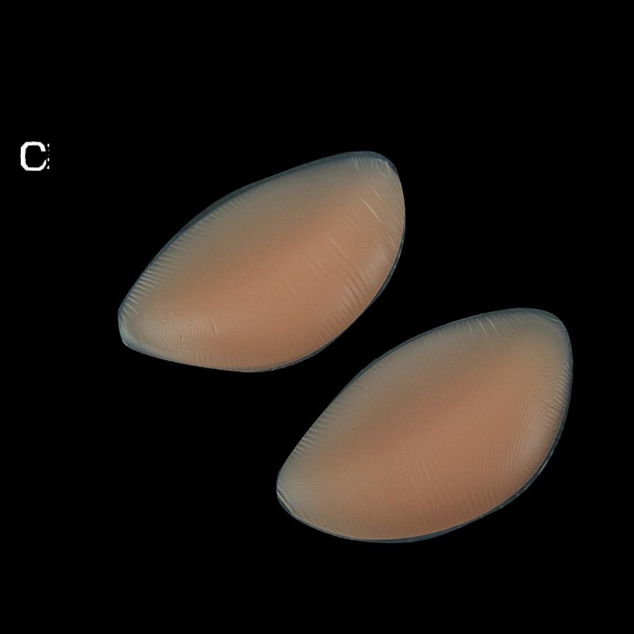 Breast Pad Chicken Fillets Silicone Breast Enhancers Bra Insert Pad OPP Bag Package Silicone Breast Pad