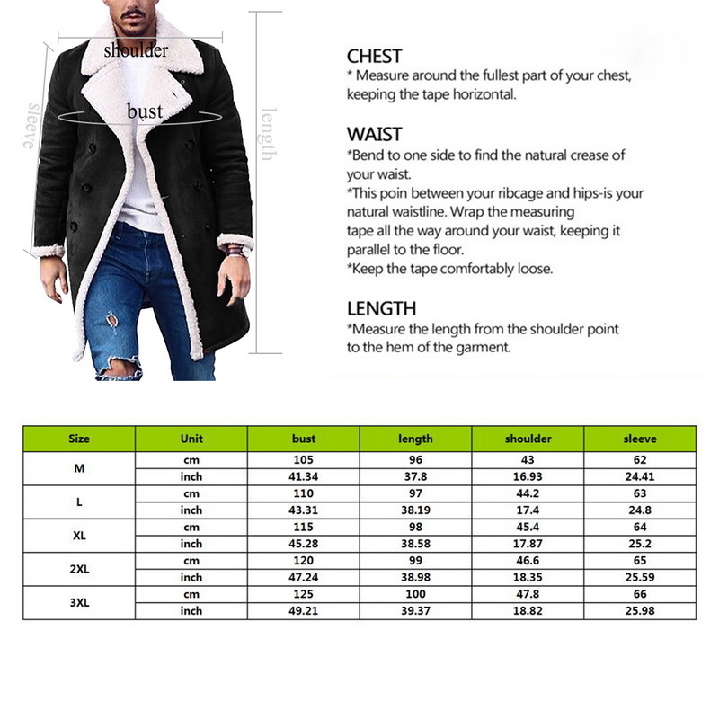 Fashion Men Fur Fleece Blends Brown Color Trench Coat Overcoat Lapel Warm Fluffy Jacket Outerwear Male Boy Warm Jacket 201222