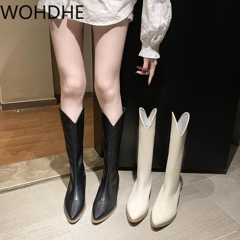 2020 Fashion Knee High Boots Women PU Leather Thick Heels Long Autumn Winter Female Shoes Size 35-40 Botas Mujer, Black
2020 Fashion Knee High Boots Women PU Leather Thick Heels Long Autumn Winter Female Shoes Size 35-40 Botas Mujer, Black