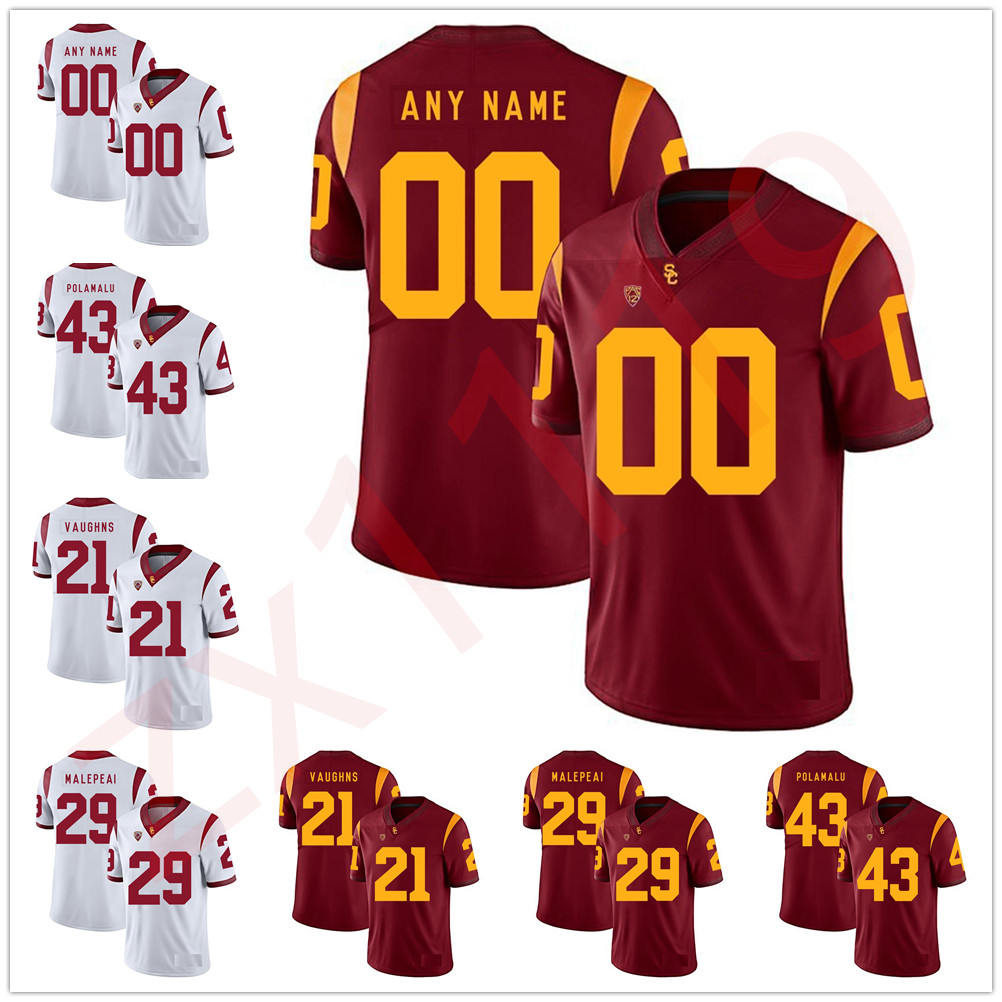 Custom USC Trojans men' College Football Jersey Sam Darnold Polamalu Personalized Stitched Any Name Any Number embroidery Jerseys -4XL, As pic
Custom USC Trojans men' College Football Jersey Sam Darnold Polamalu Personalized Stitched Any Name Any Number embroidery Jerseys -4XL, As pic