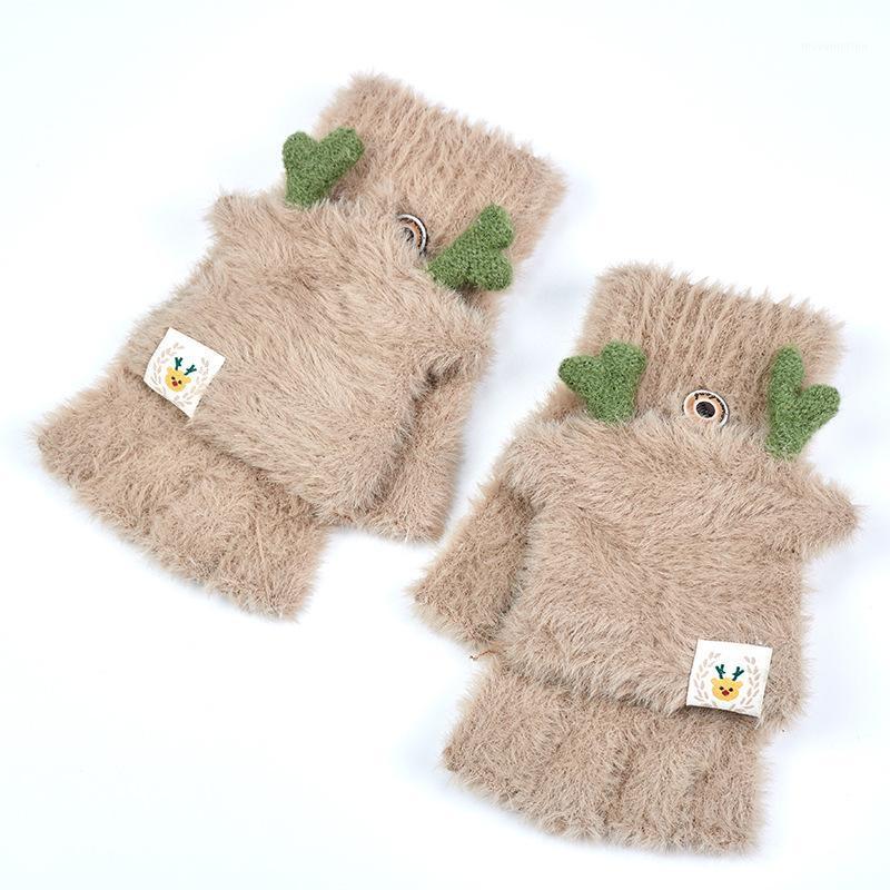 Winter Warm Soft Fur Knit Mittens Women Flip Half finger Plush Thick Cute Cartoon Cat Claw Touch screen Driving Glove I371
Winter Warm Soft Fur Knit Mittens Women Flip Half finger Plush Thick Cute Cartoon Cat Claw Touch screen Driving Glove I371