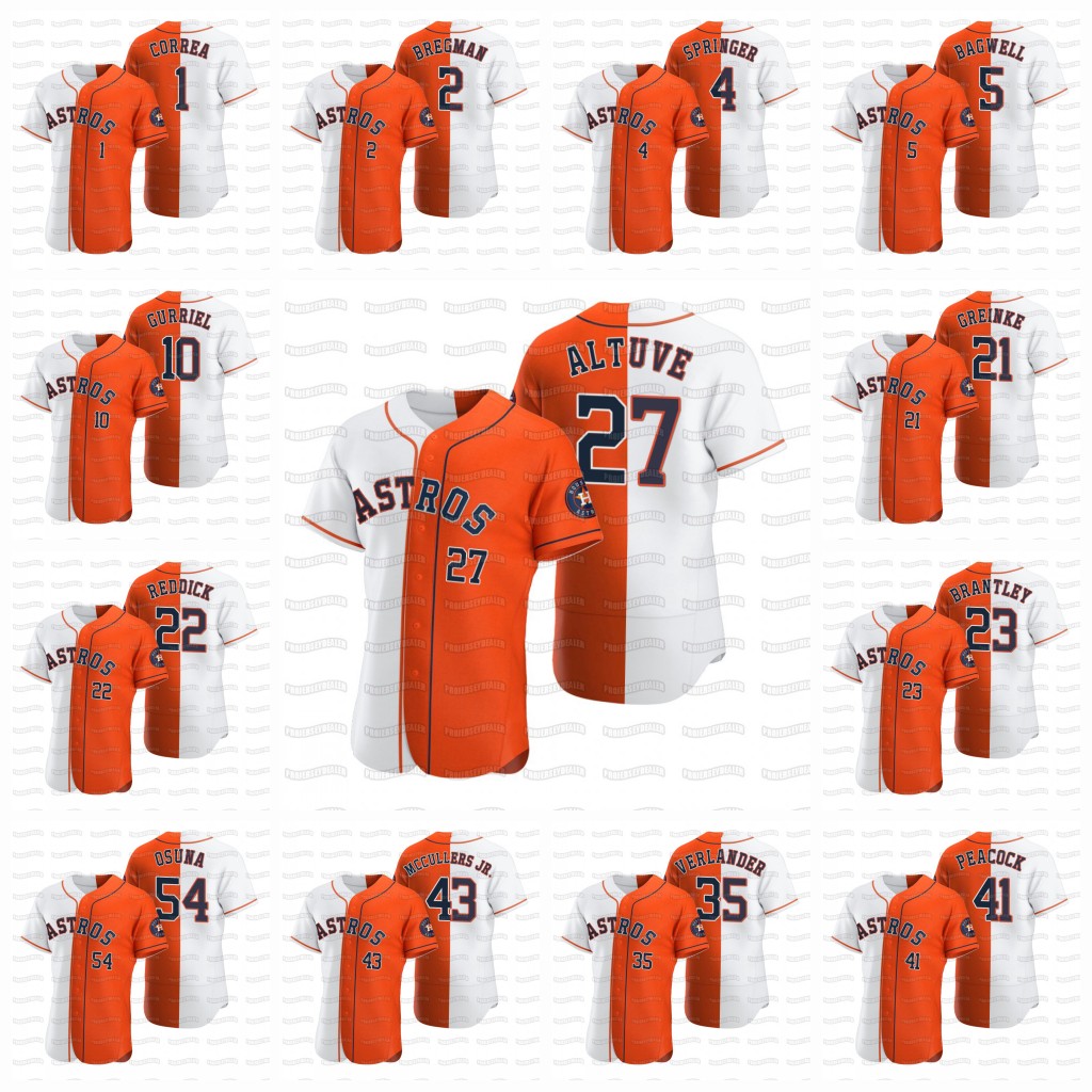 2 Alex Bregman Houston 2020 Split Jersey Jose Altuve Yordan Alvarez Carlos Correa Justin Verlander George Springer Brantley Zack Greinke, Blue;black
2 Alex Bregman Houston 2020 Split Jersey Jose Altuve Yordan Alvarez Carlos Correa Justin Verlander George Springer Brantley Zack Greinke, Blue;black