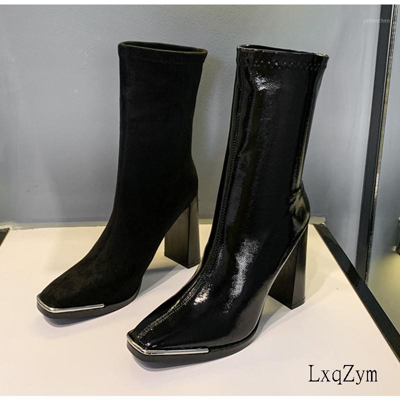Boots LxqZym Brand Design Winter Warm Women Mid-calf Metal Decoration Square Toe Side Zipper High Heels Dance Shoes Black1, As show
Boots LxqZym Brand Design Winter Warm Women Mid-calf Metal Decoration Square Toe Side Zipper High Heels Dance Shoes Black1, As show