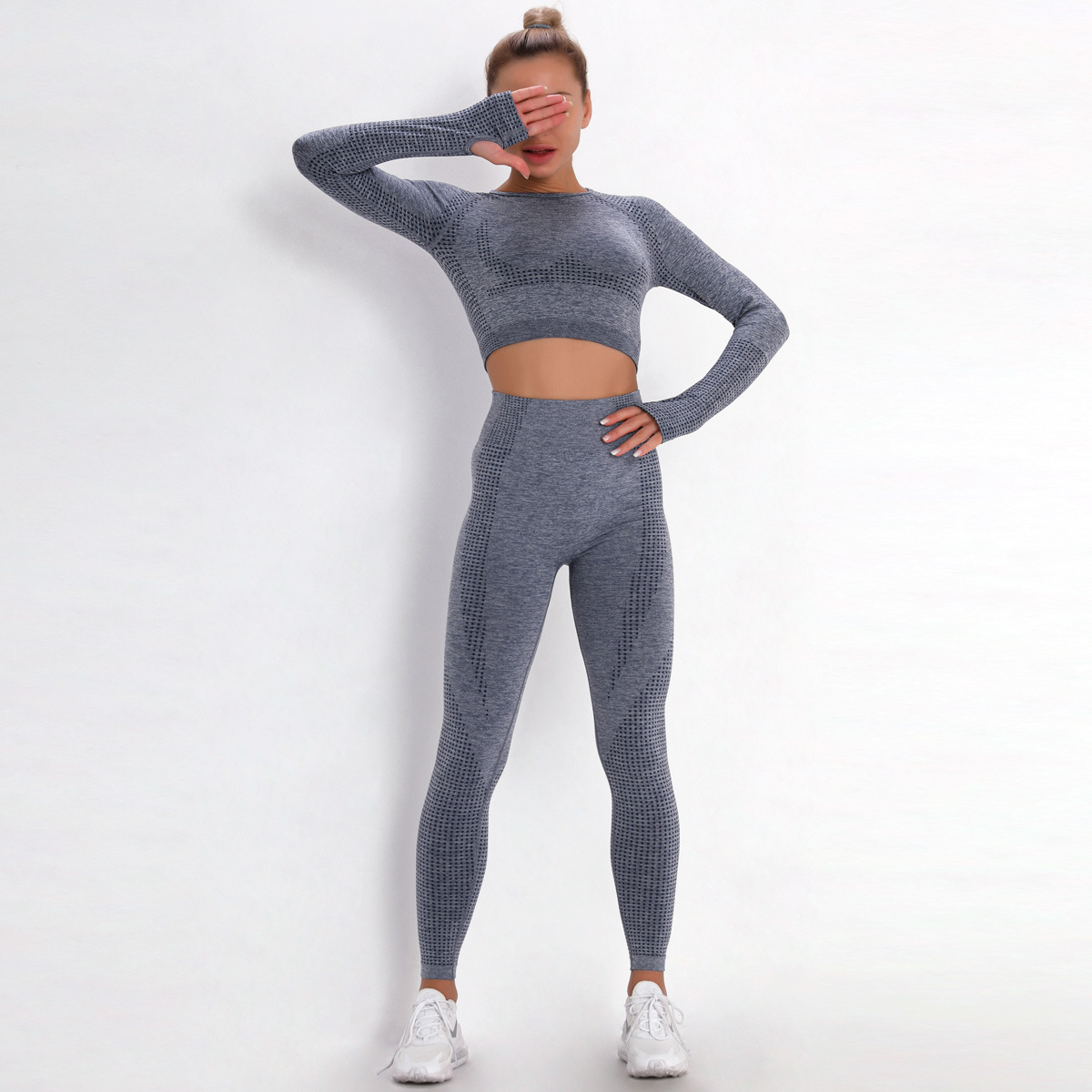 Women's Tracksuits Sportswear Suit Women's Clothing Yoga Bra Fitness Legging Tummy Slimming Pant Kit Sports Sets Outfit Running