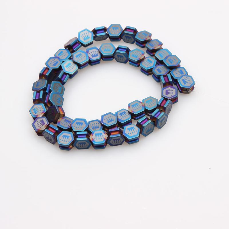 Natural Stone 5*8mm Hematite Colorful Crown Hexagon Loose Beads Energy Fashion Jewelry Making DIY Bracelet Necklace Accessories1
Natural Stone 5*8mm Hematite Colorful Crown Hexagon Loose Beads Energy Fashion Jewelry Making DIY Bracelet Necklace Accessories1