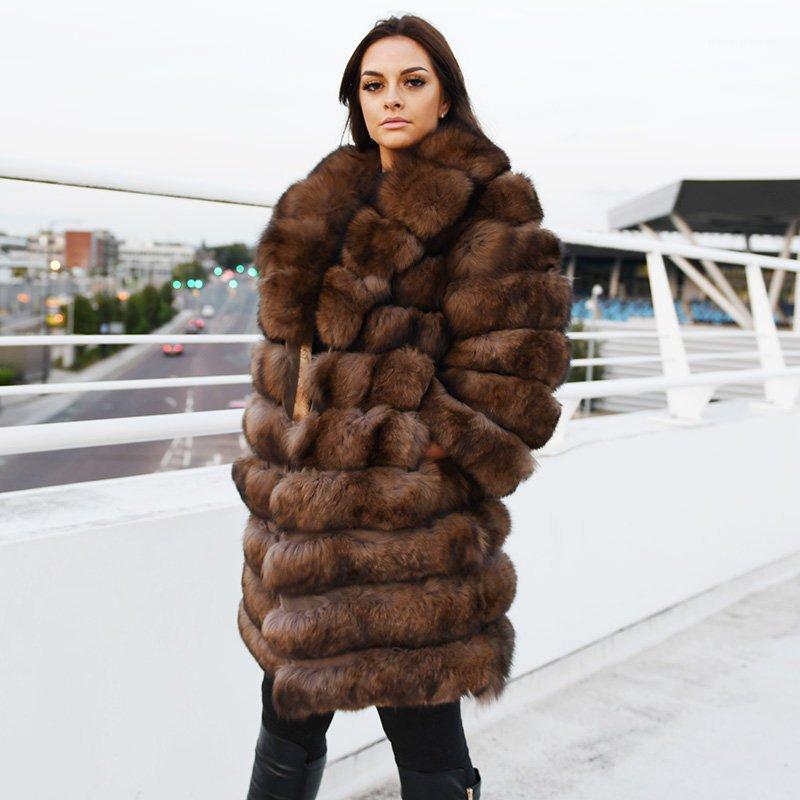 FURSARCAR Natural Blue Fur Long Coats Women Turn-down Collar Genuine Brown Real Fur Jackets For Female Winter Overcoat 20191
FURSARCAR Natural Blue Fur Long Coats Women Turn-down Collar Genuine Brown Real Fur Jackets For Female Winter Overcoat 20191