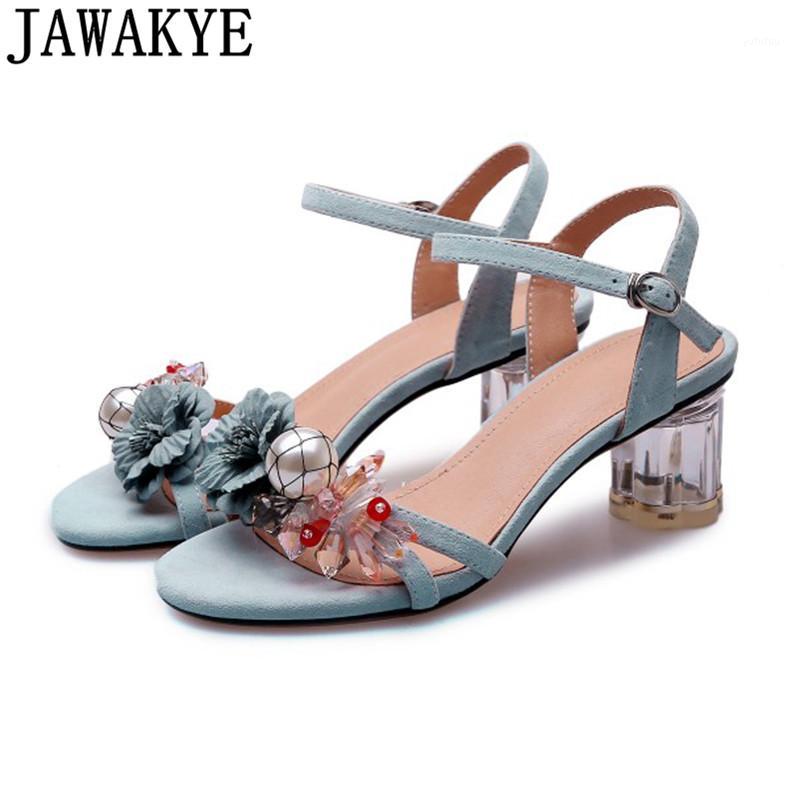 Sweet Transparent Crystal high heel sandals women genuine leather ankle buckle strap diomand flower summer shoes female1, Blue
Sweet Transparent Crystal high heel sandals women genuine leather ankle buckle strap diomand flower summer shoes female1, Blue