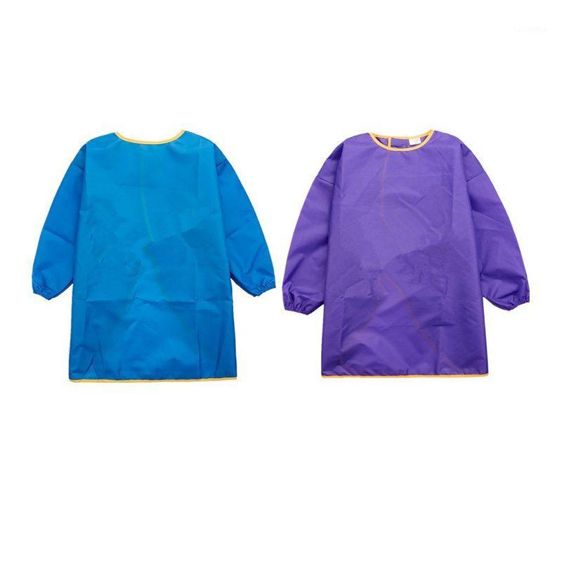 2pcs children's mime cloths - Children's clothing coat - apron Malschuerze with long sleeves Purple + Blue, S1
2pcs children's mime cloths - Children's clothing coat - apron Malschuerze with long sleeves Purple + Blue, S1